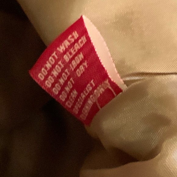 Vintage Jennyfer J Jacket Brown Leather Button Blazer Coat Size M #W4 - Picture 9 of 9